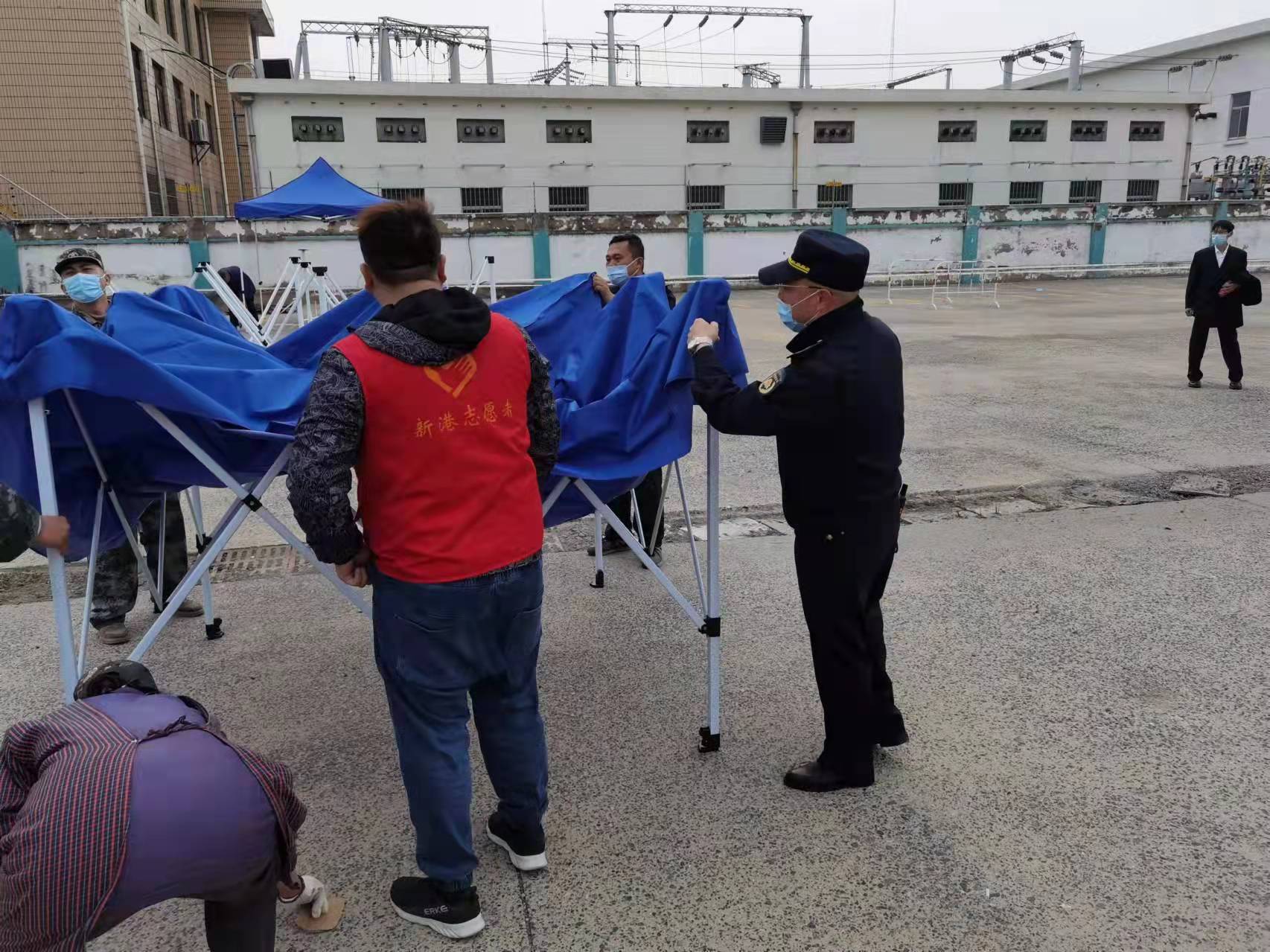 众志成城抗疫情—新港办新冠疫情全民应急核酸检测